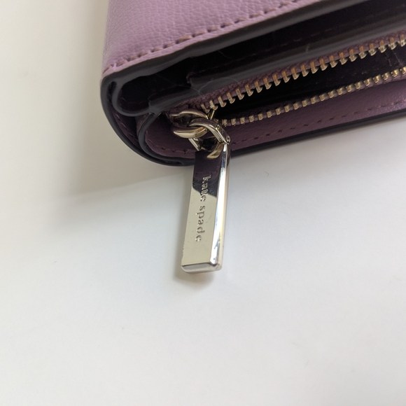 Kate Spade Purple Lilac Lavender Wallet - Picture 8 of 9